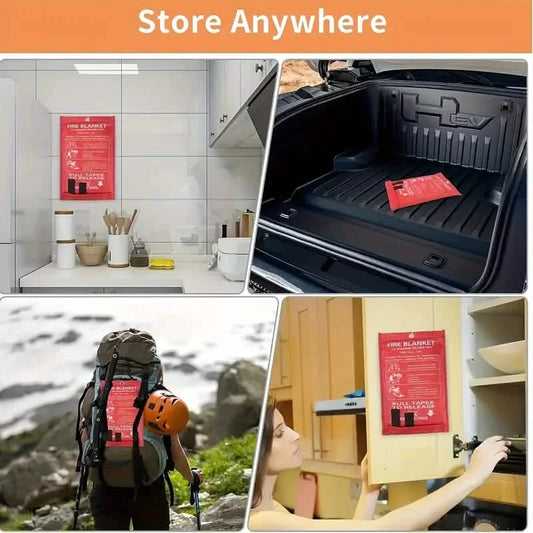 2-Pack: Premium Fire Blankets