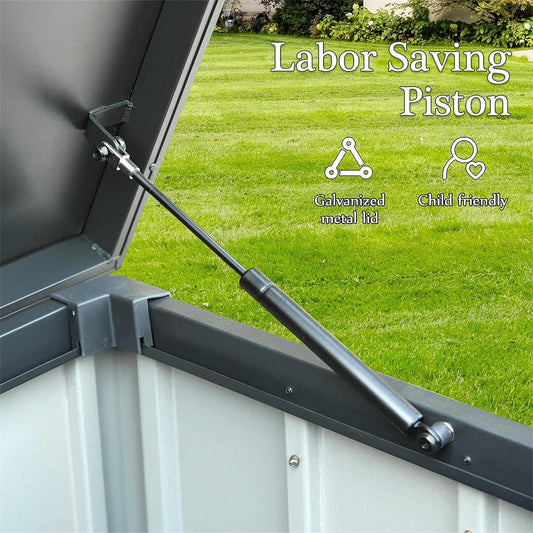 160 Gallon Outdoor Storage Deck Box Waterproof Patio Storage Bin