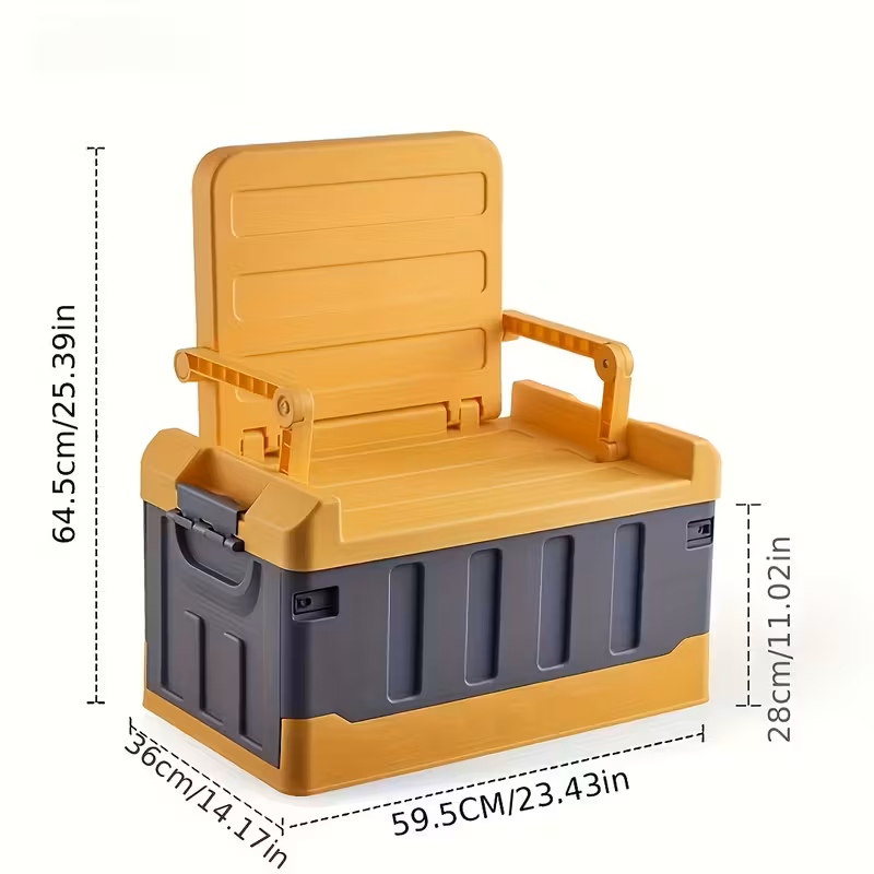 Foldable Camping Stool & Storage Bag Outdoor Chair