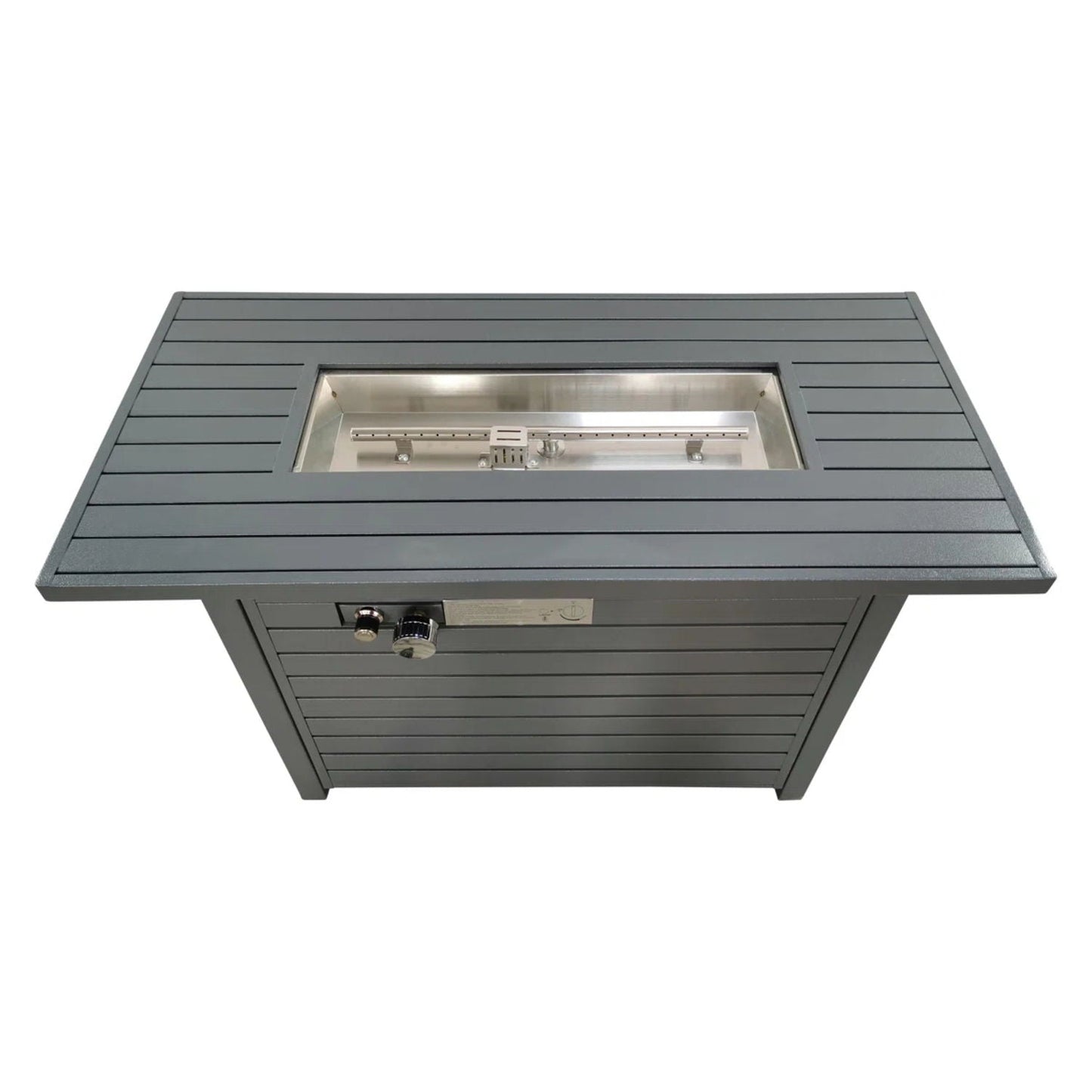 Outdoor Gas Fire Pit Table - Gray