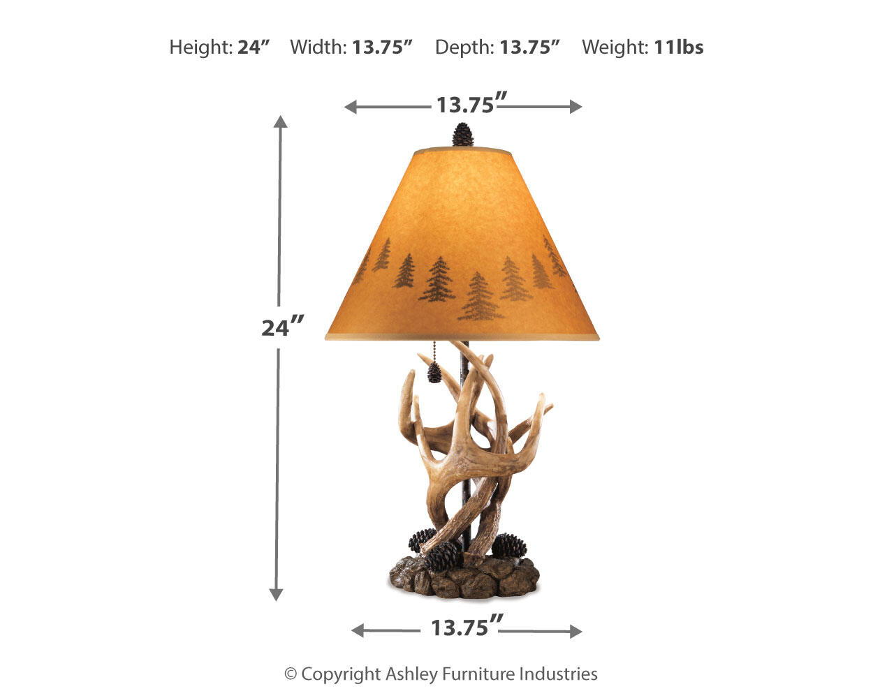 Antler Table Lamp (Set of 2)