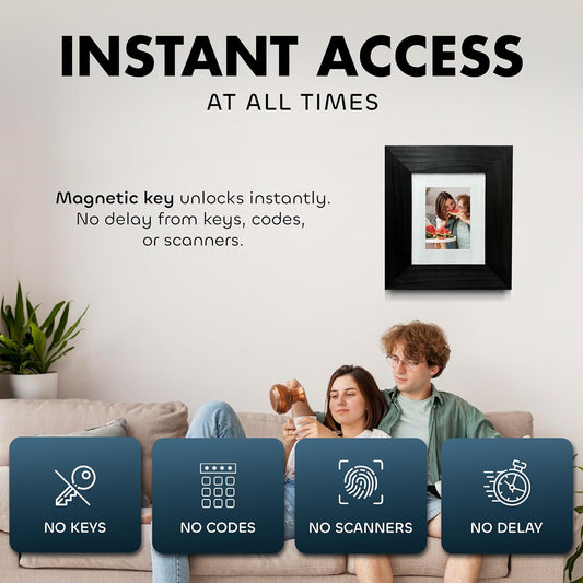 Hidden Gun/Valuables Safe Picture Frame
