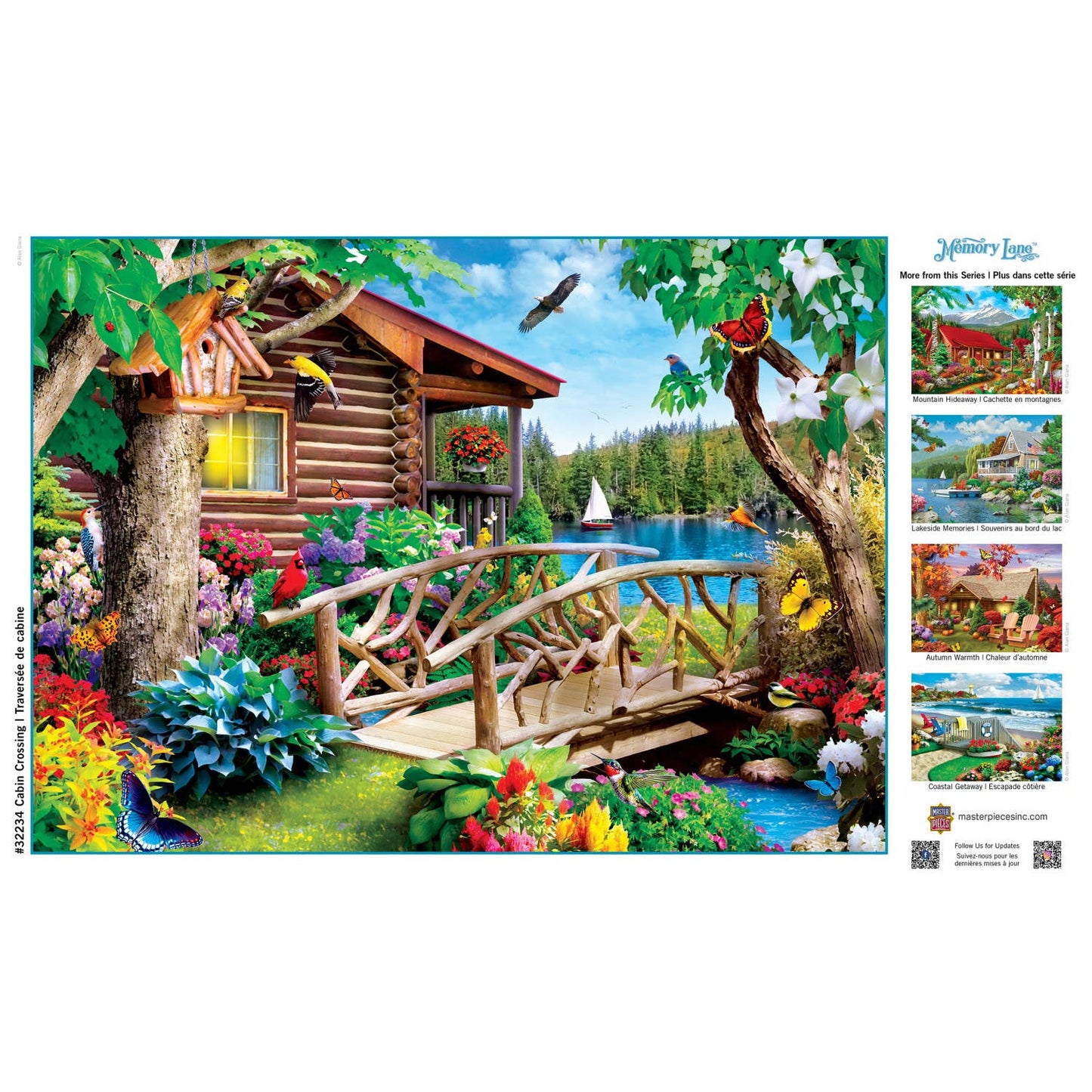 Memory Lane - Cabin Crossing 300 Piece EZ Grip Puzzle