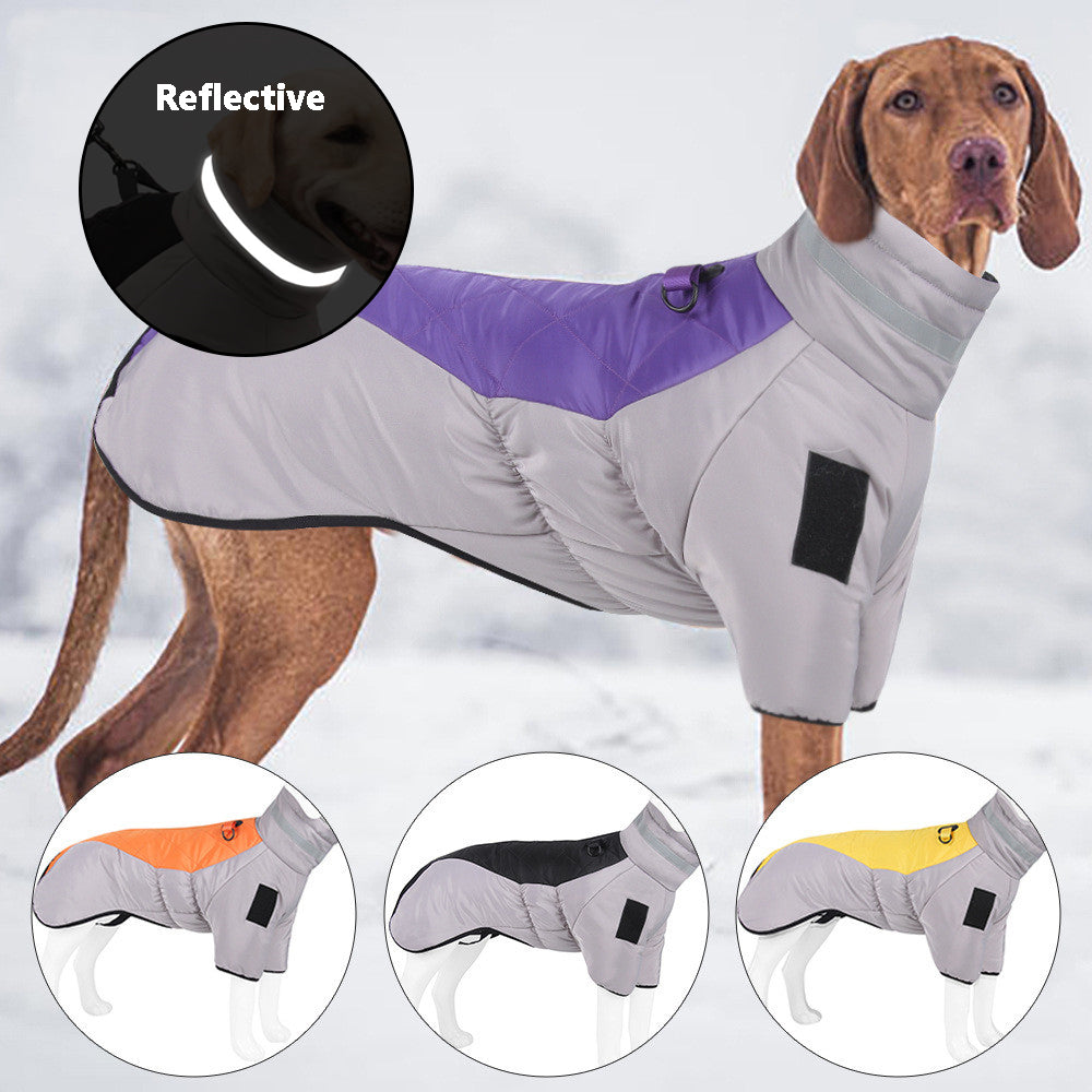 Dog Clothes Thickened With Reflective Warmth