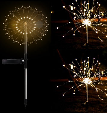 Solar Fireworks Light LED Light String