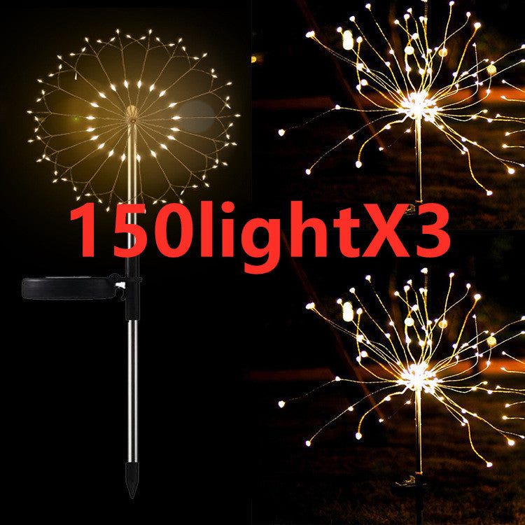 Solar Fireworks Light LED Light String