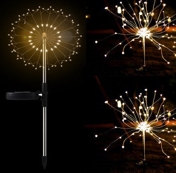 Solar Fireworks Light LED Light String