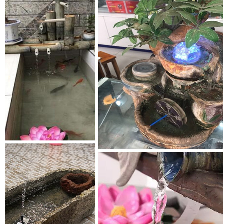 Solar Panel Powered Water Fountain 3 Spray Heads