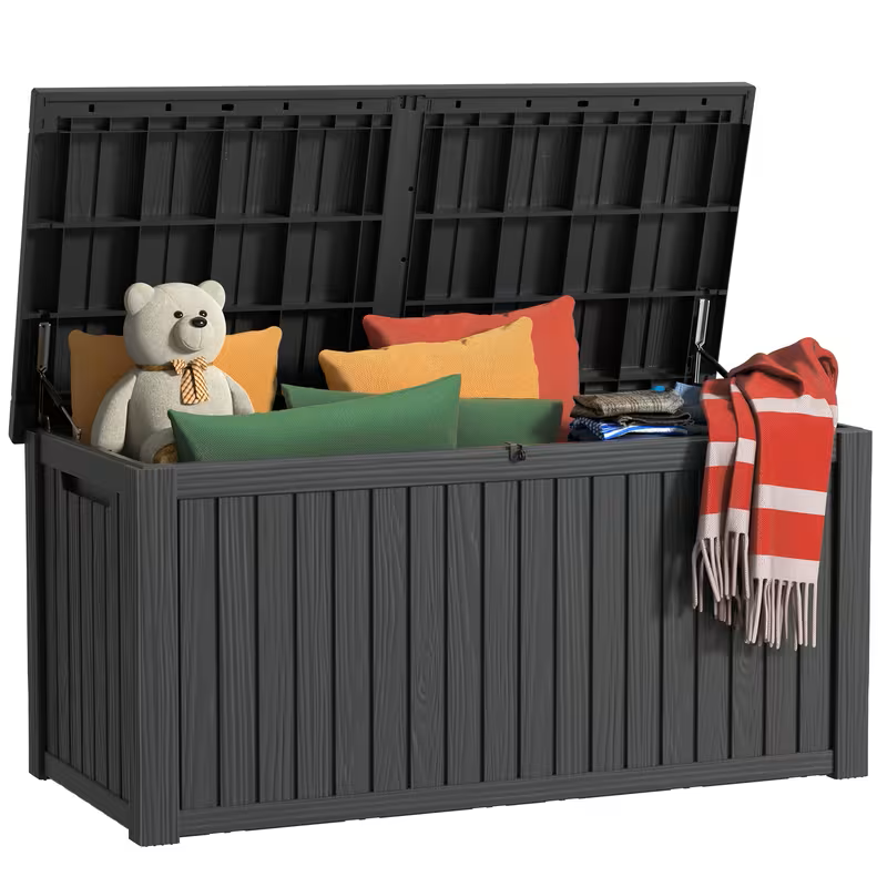 Heavy-Duty Outdoor Deck Box – Waterproof Patio Storage Box