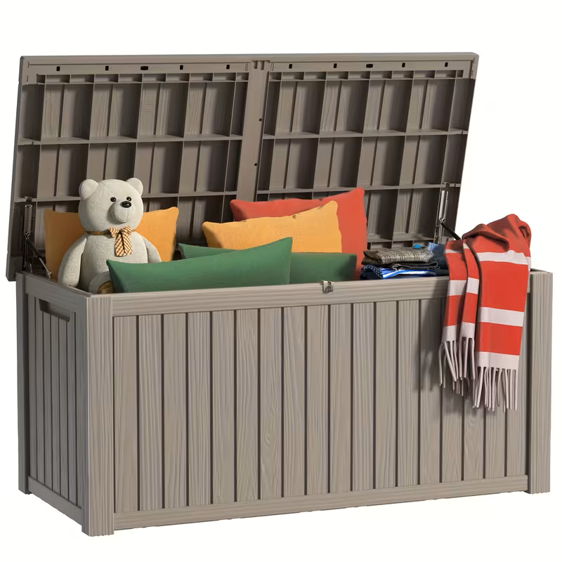 Heavy-Duty Outdoor Deck Box – Waterproof Patio Storage Box