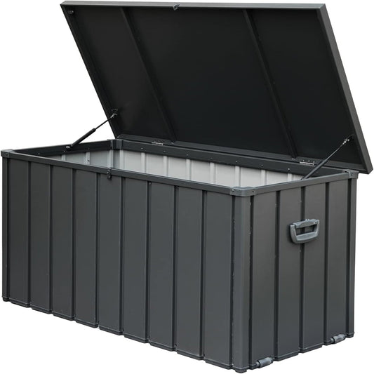 160 Gallon Outdoor Storage Deck Box Waterproof Patio Storage Bin