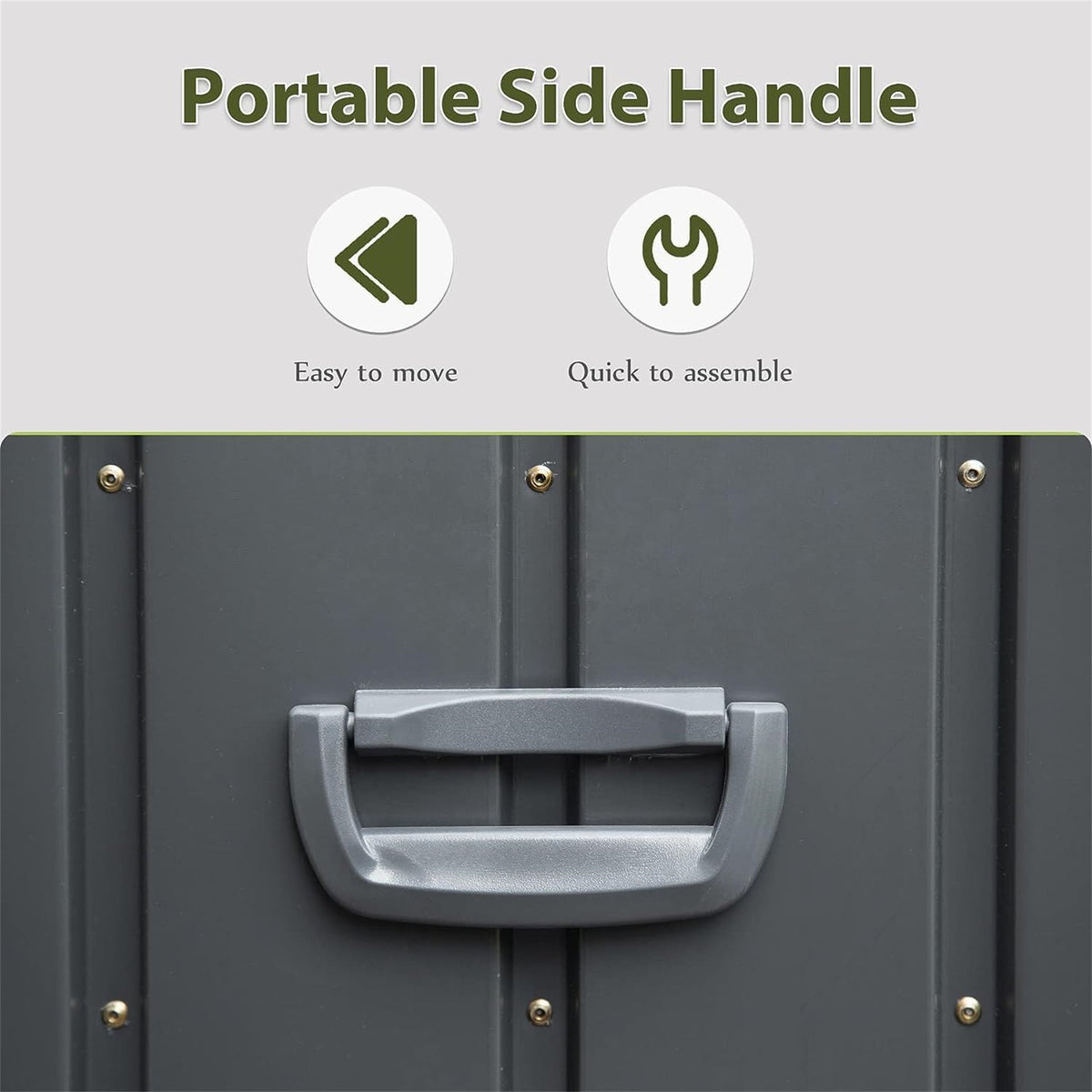 160 Gallon Outdoor Storage Deck Box Waterproof Patio Storage Bin