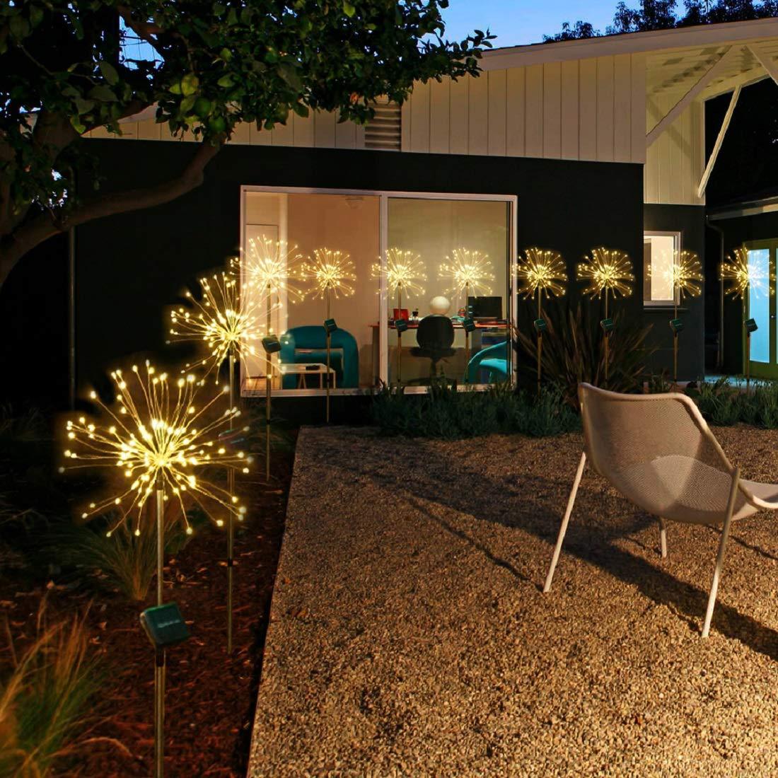 Solar Fireworks Light LED Light String