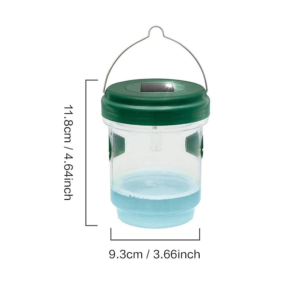 Solar Wasp Trap Waterproof Outdoor Hanging