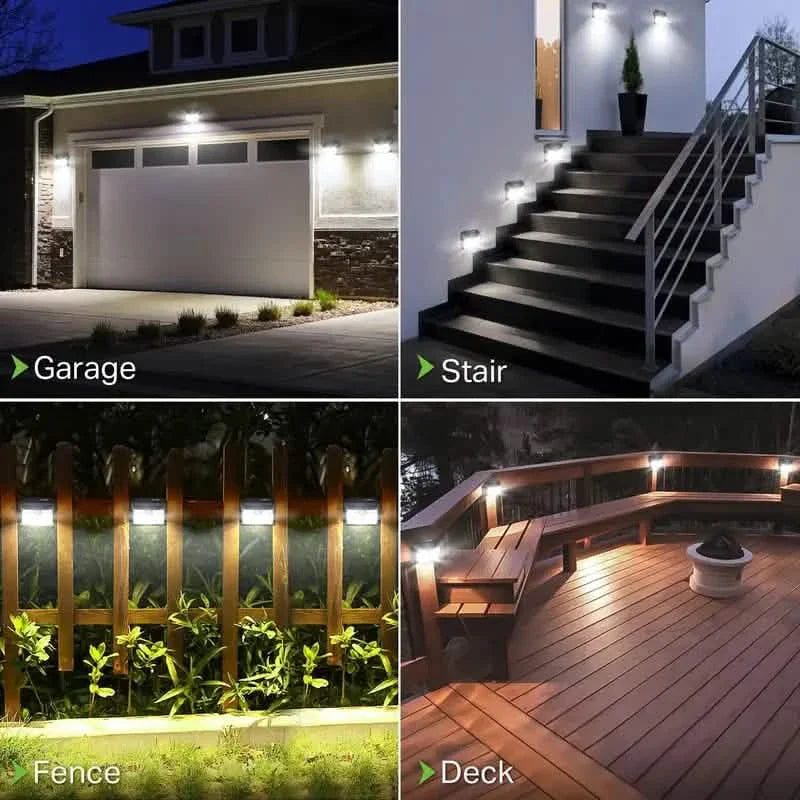 Solar Motion Sensor Security FloodLight 126 LED Outdoor Wide Angle