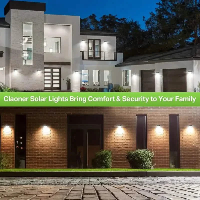 Solar Motion Sensor Security FloodLight 126 LED Outdoor Wide Angle