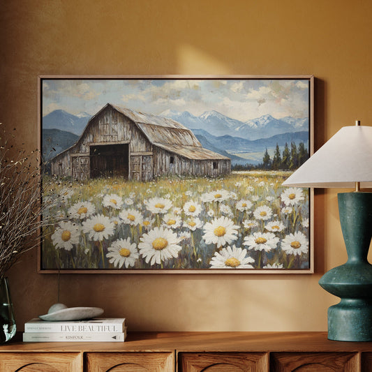 Rustic Barn Wall Art – Wildflower Meadow