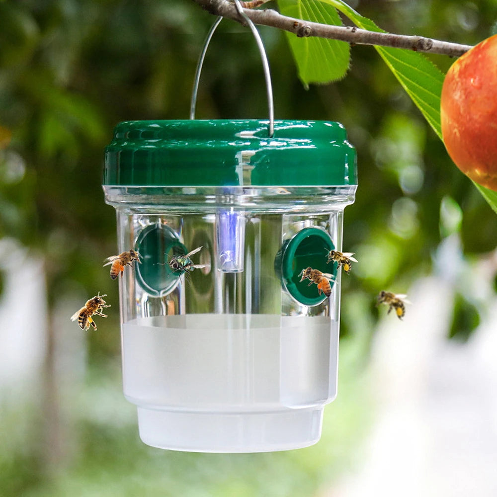 Solar Wasp Trap Waterproof Outdoor Hanging