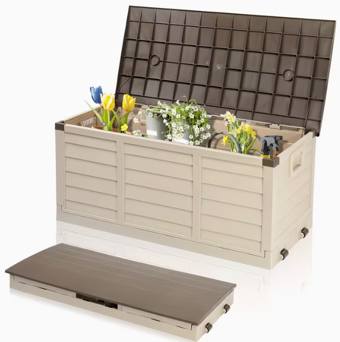 Heavy-Duty Outdoor Deck Box – Waterproof Patio Storage Box