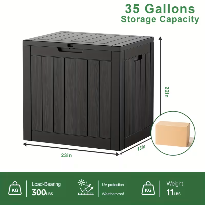 Heavy-Duty Outdoor Deck Box – Waterproof Patio Storage Box