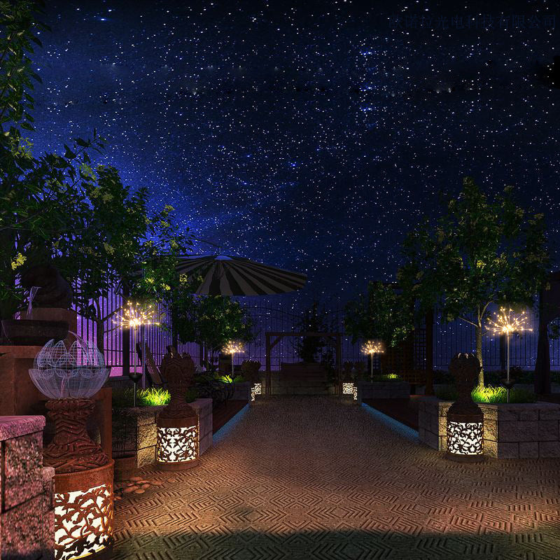 Solar Fireworks Light LED Light String