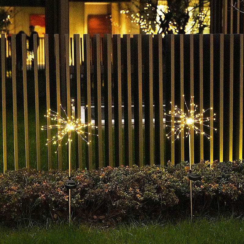 Solar Fireworks Light LED Light String