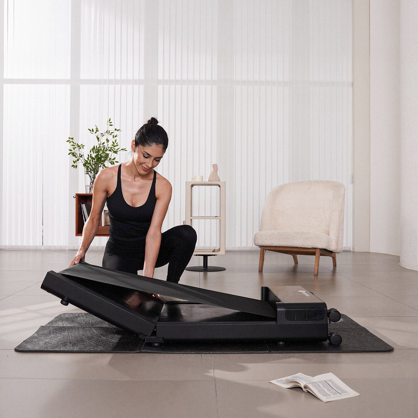 DeerRun Z20 Foldable Walking Pad Treadmill – Ultra Compact