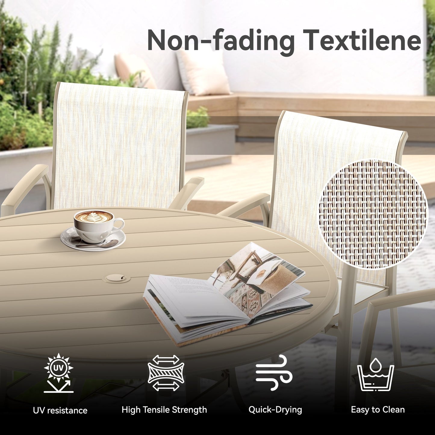 7 Pieces Patio Dining Set