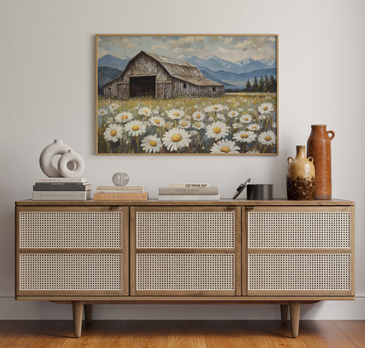 Rustic Barn Wall Art – Wildflower Meadow