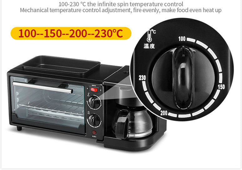 Breakfast Machine Household 3 In 1 Oven Multi-function