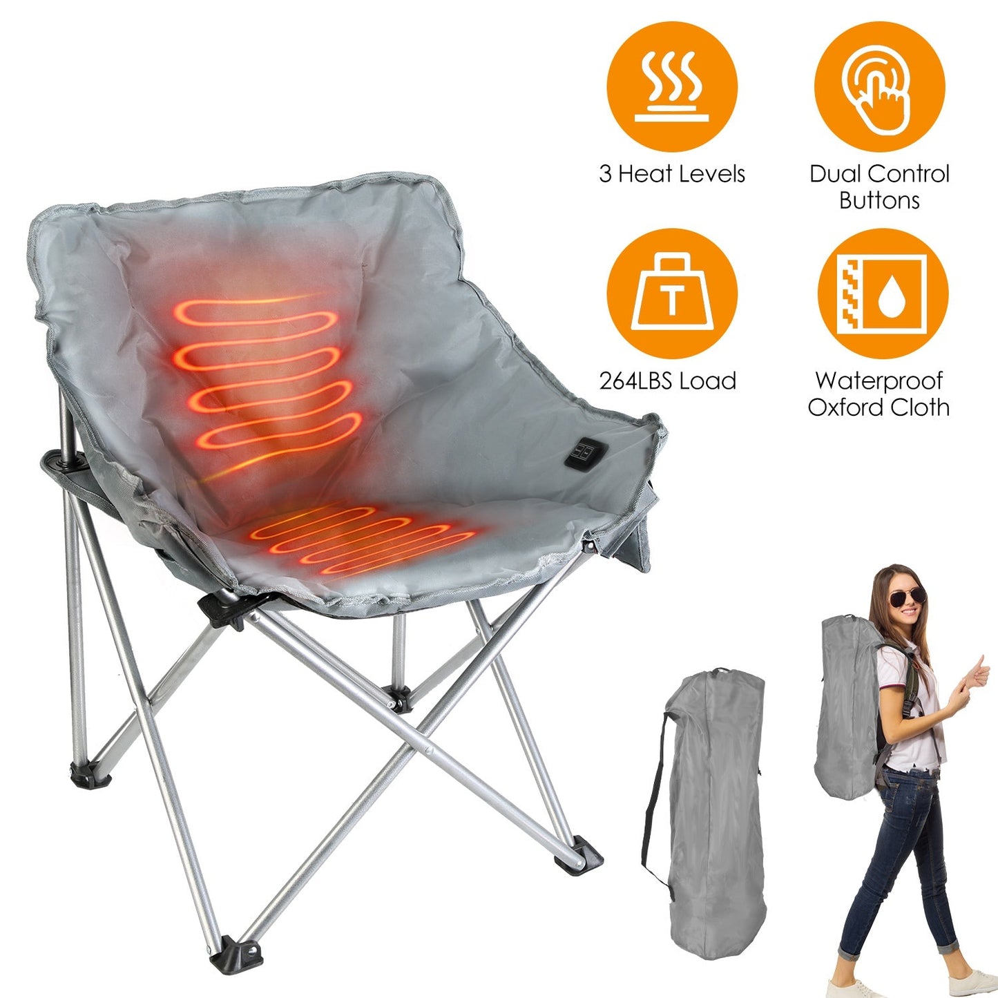 Heated Camping Chair