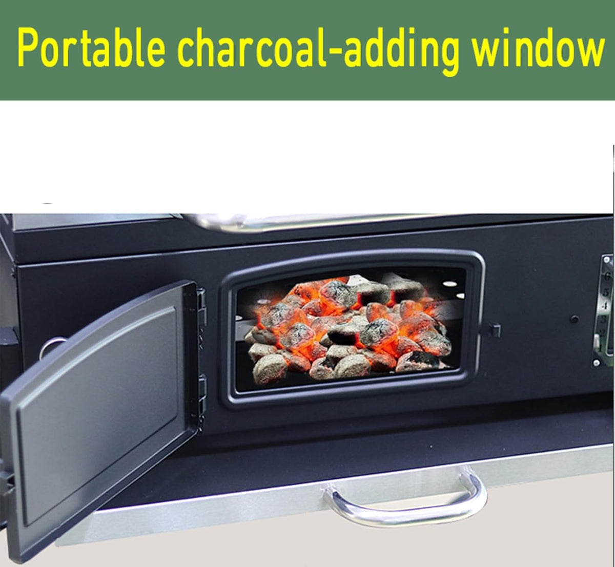 Built In Grill, 29-Inch Oversize Cooking Area (Charcoal barbecue grill kit)