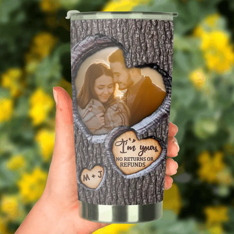 Custom Personalized Couple Tumbler - Upload Photo