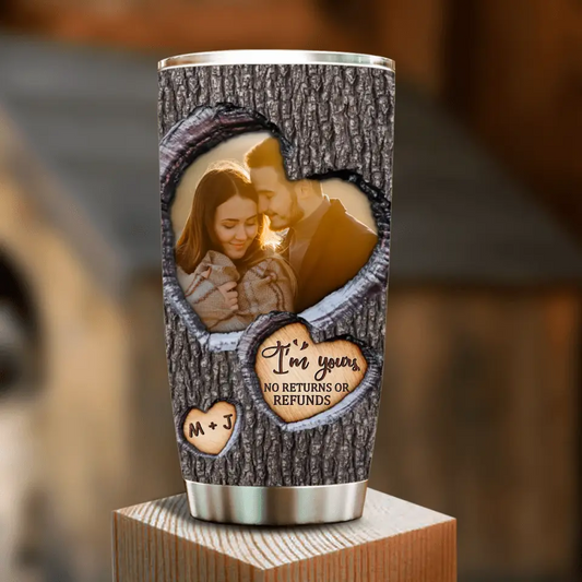 Custom Personalized Couple Tumbler - Upload Photo
