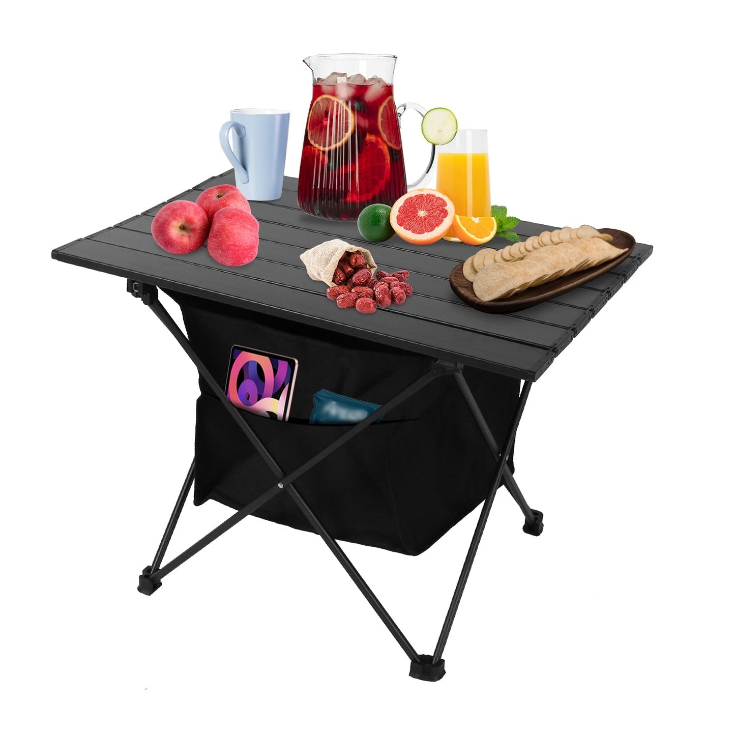 Foldable Camping Table With Storage