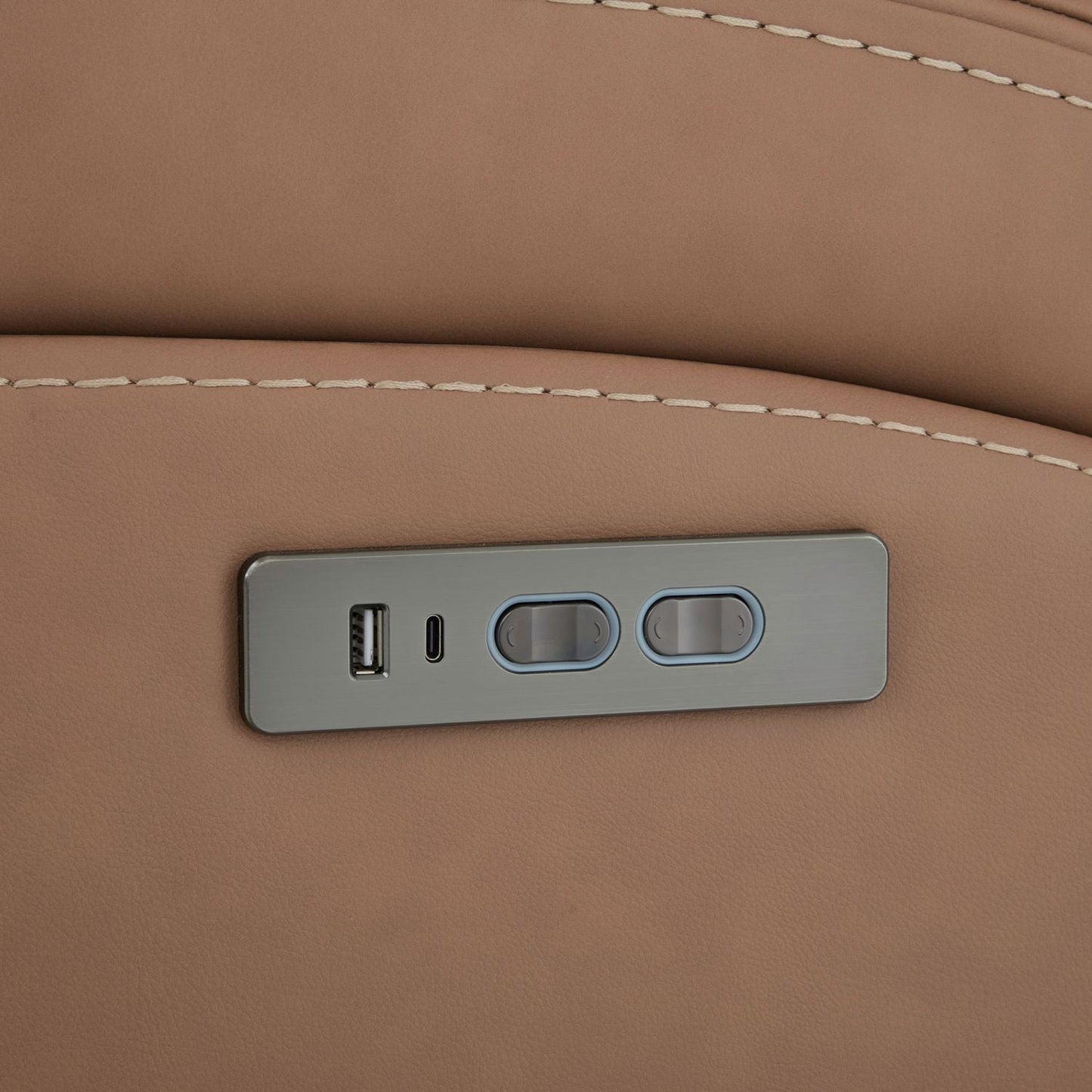 Velour Collection Top Grain Leather Recliner with Zero Gravity Power