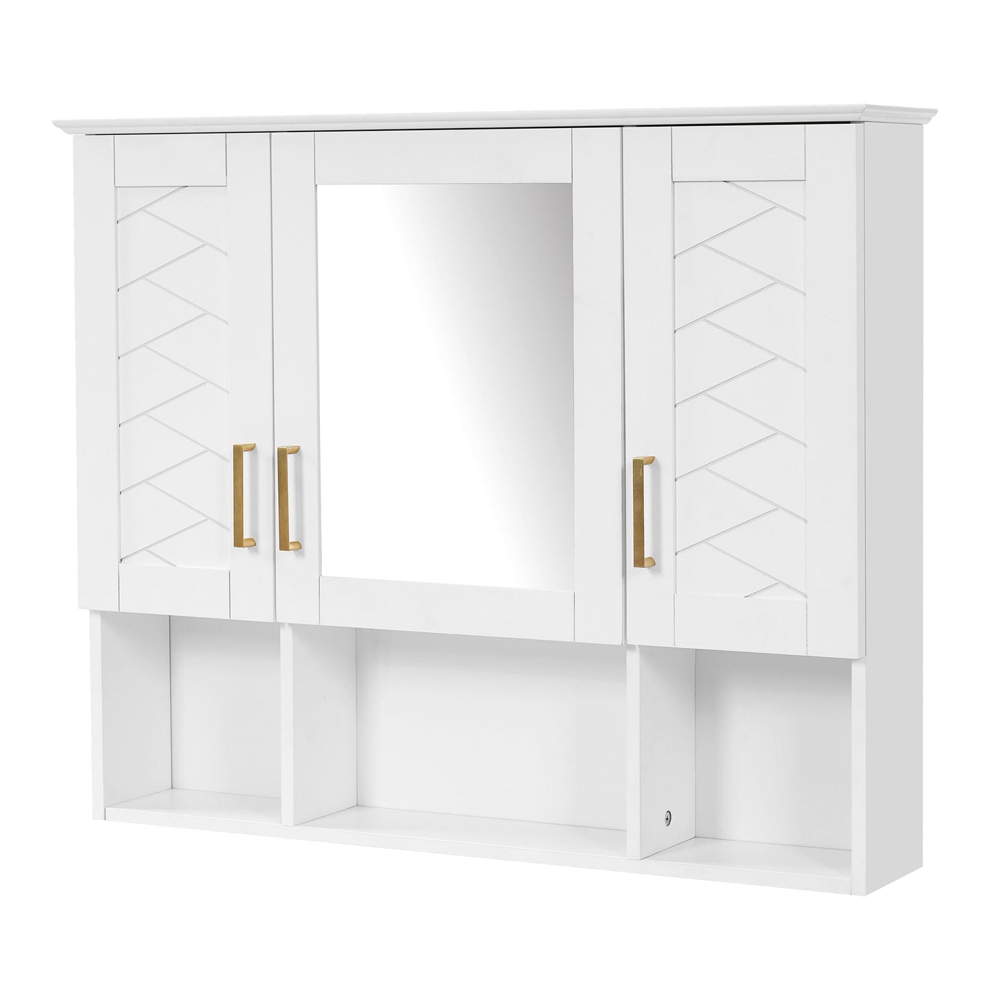 Modern Wall Mounted Medicine Cabinet With Mirror
