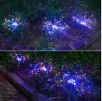Solar Fireworks Light LED Light String