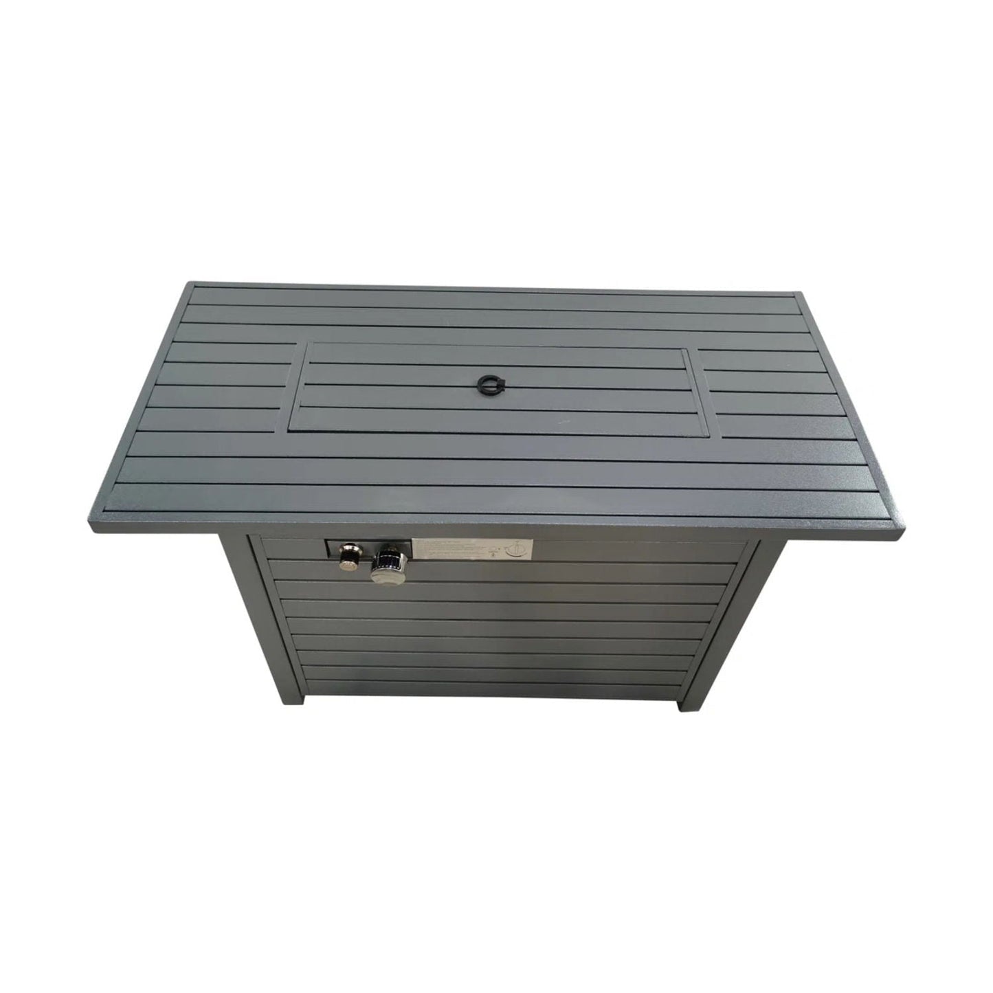 Outdoor Gas Fire Pit Table - Gray