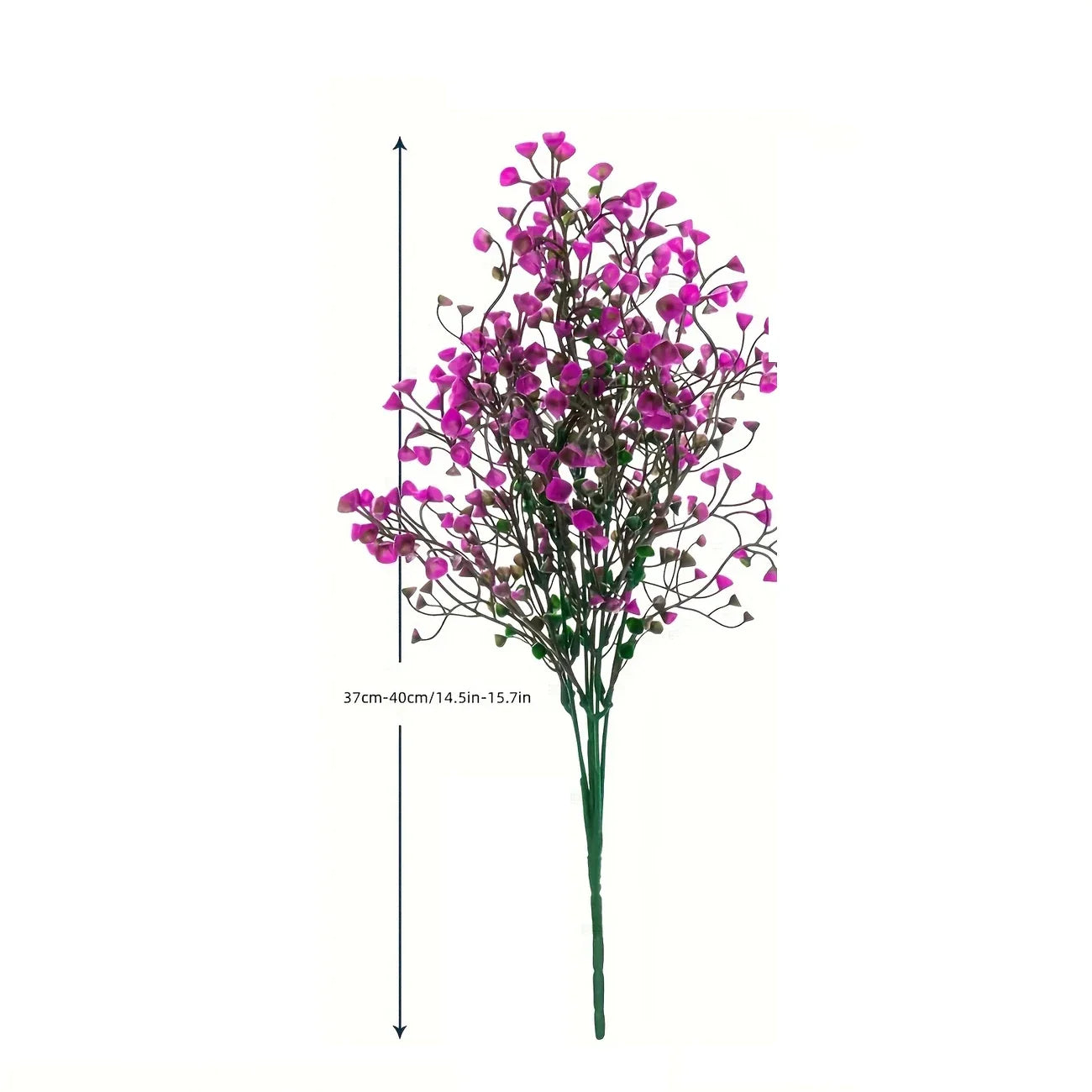 12 Bunches Outdoor Artificial Flowers UV Resistant Plastic