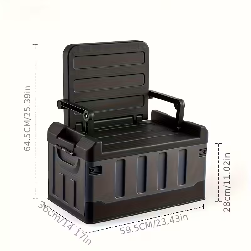 Foldable Camping Stool & Storage Bag Outdoor Chair