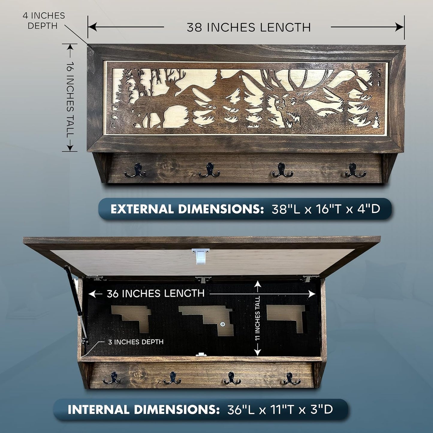 Deer Hunter Hidden Gun Storage