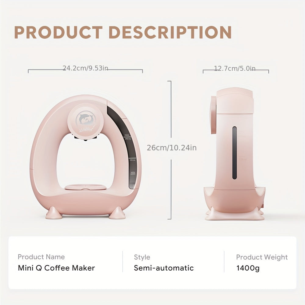 2 in 1 Coffee Maker K Cup & Ground Coffee Brewer 4-8 Cup Size