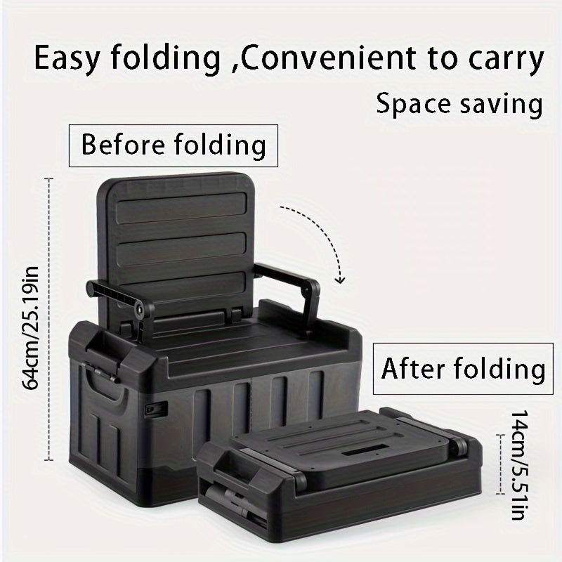 Foldable Camping Stool & Storage Bag Outdoor Chair