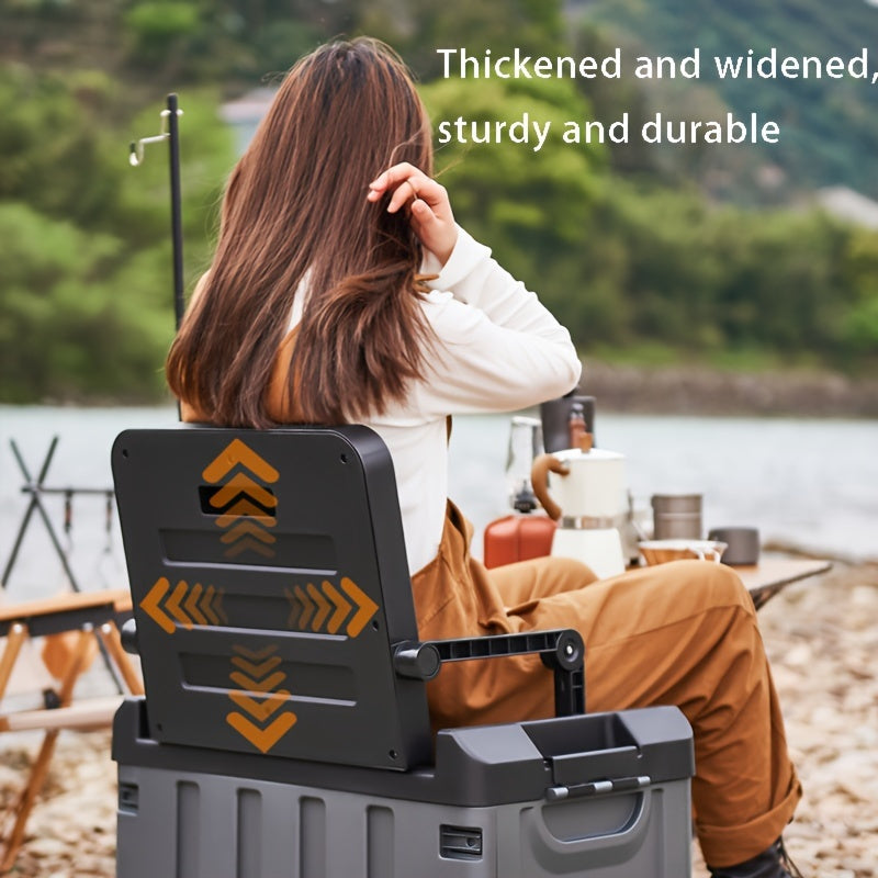Foldable Camping Stool & Storage Bag Outdoor Chair