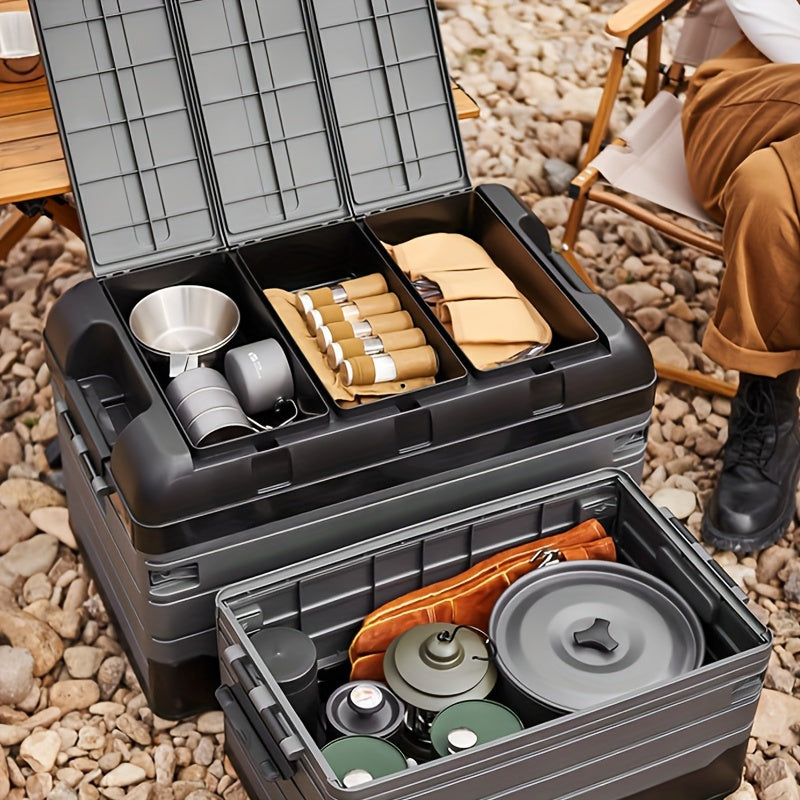 Foldable Camping Stool & Storage Bag Outdoor Chair