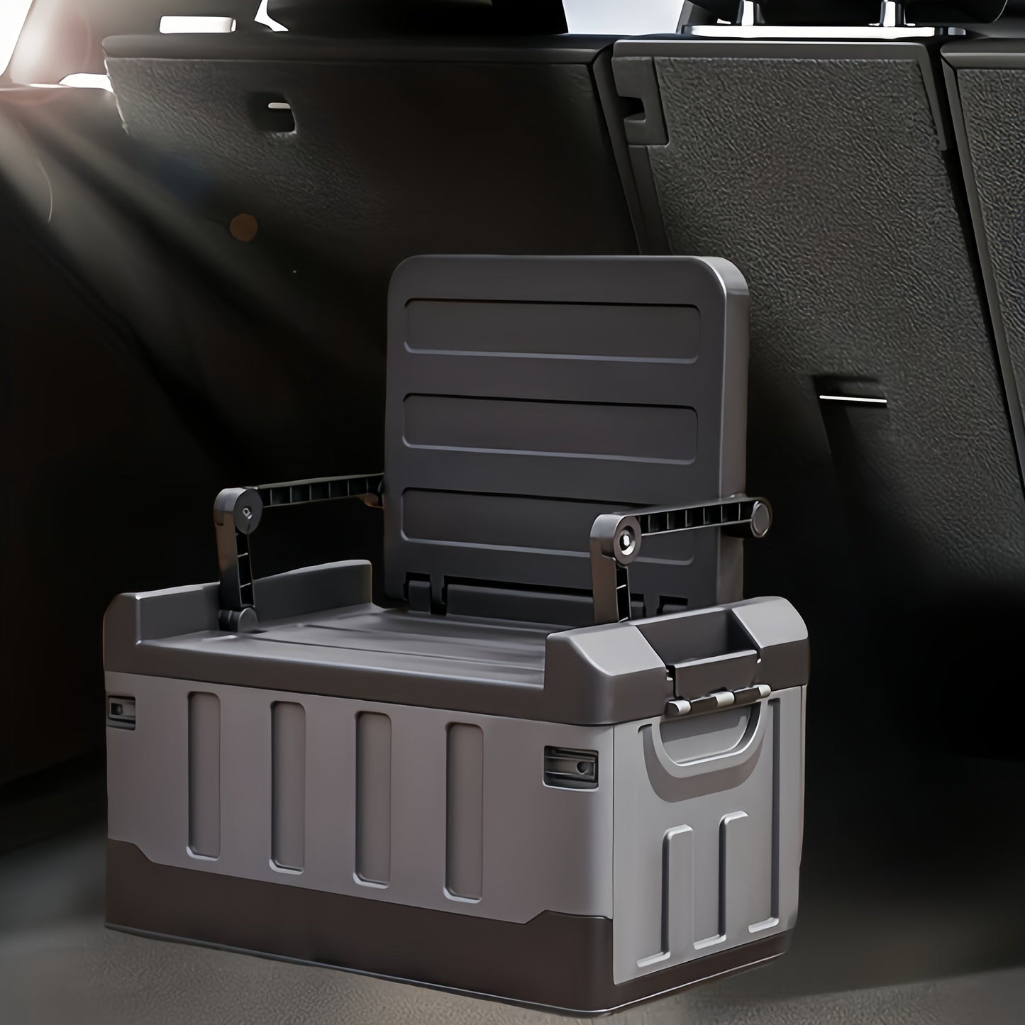 Foldable Camping Stool & Storage Bag Outdoor Chair