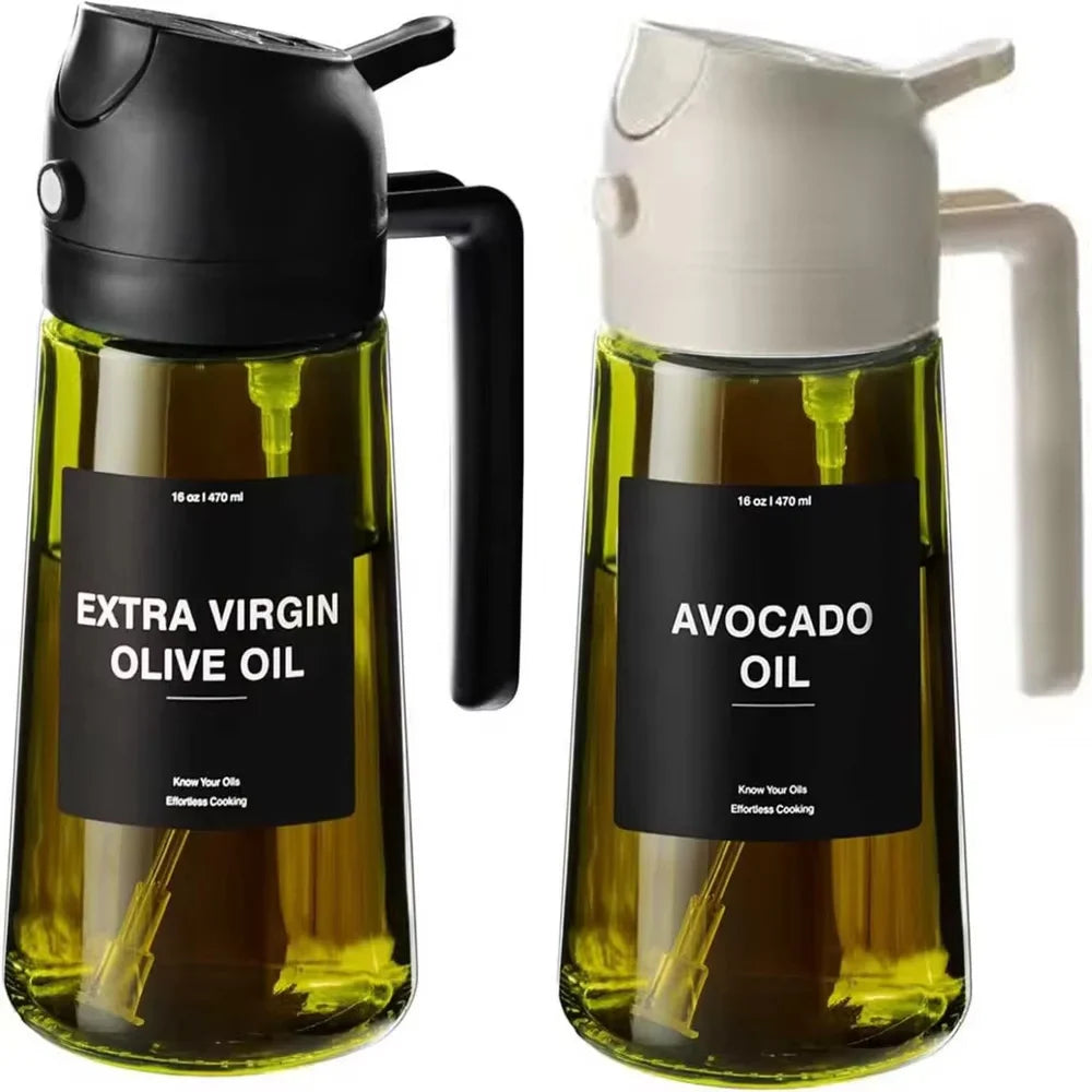 Olive Oil Dispenser 2 in 1- Spray & Pour