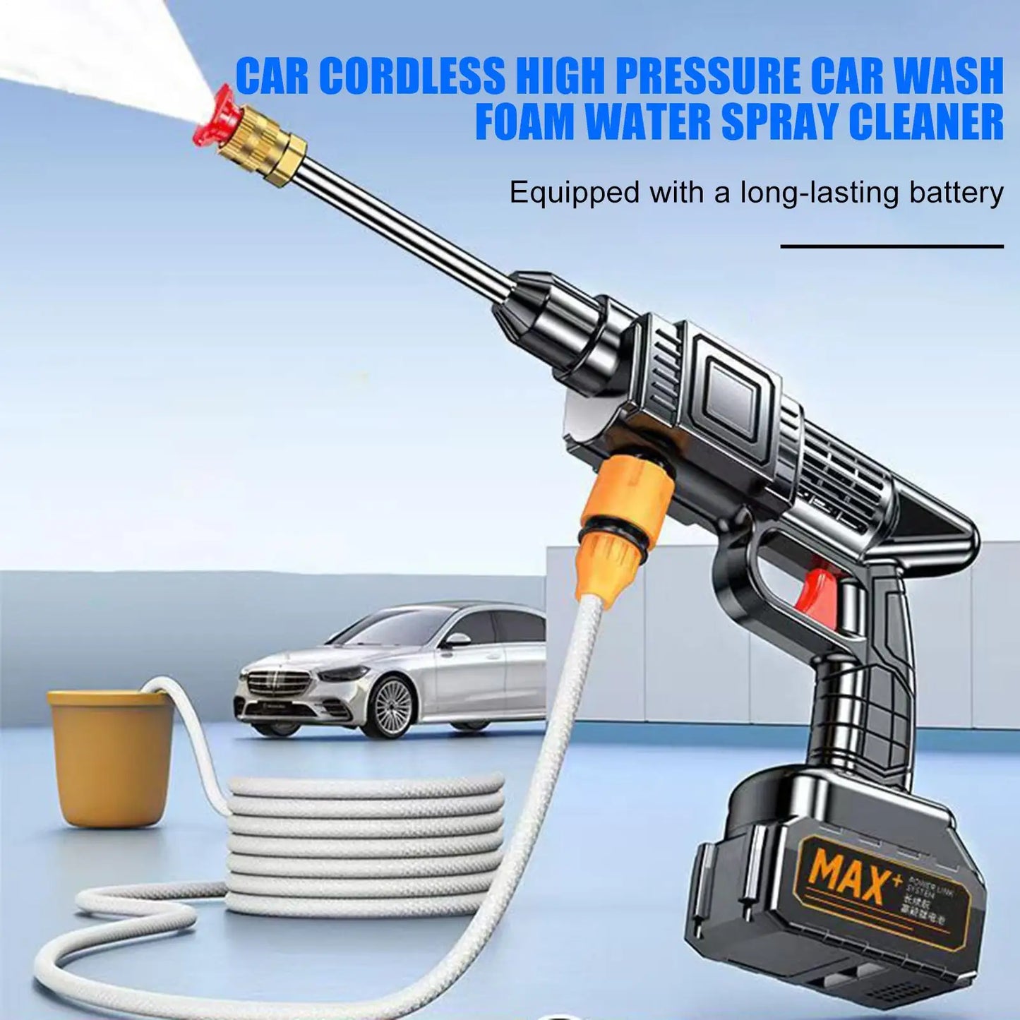 Cordless Pressure Washer - Remote Water Source