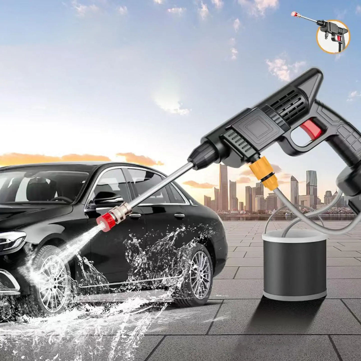 Cordless Pressure Washer - Remote Water Source